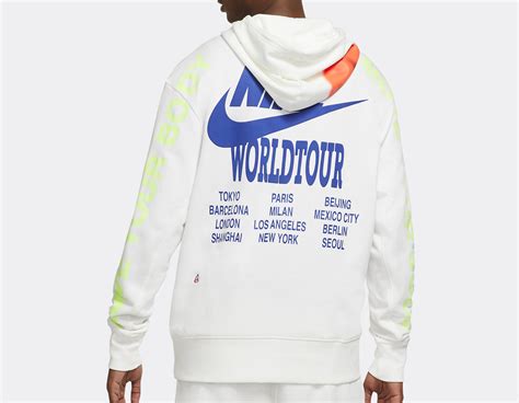 nike world tour hoodie weiß|2xl hoodie.